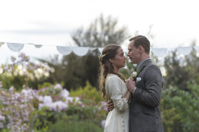 Michael Fassbender and Alicia Vikander star in “The Light Between Oceans.” (Davi Russo/Dreamworks II Distribution Co.)