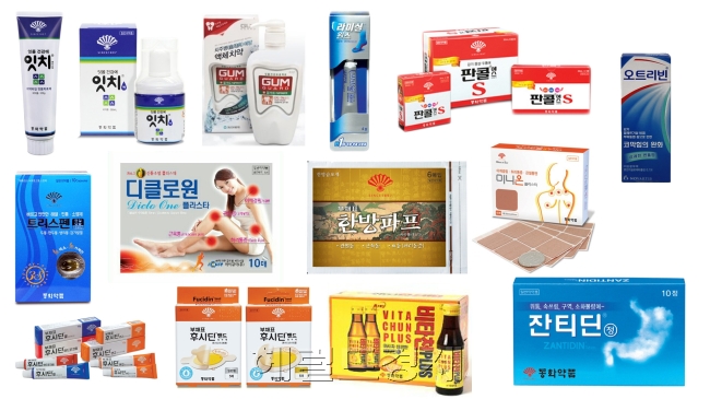 [사진=의약품·의약외품 제품들]