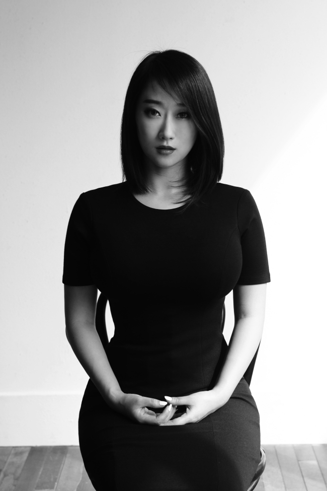 Singer Puer Kim poses for a promotional photo of her new album “Gem” released Aug. 23. (Mystic Entertainment)