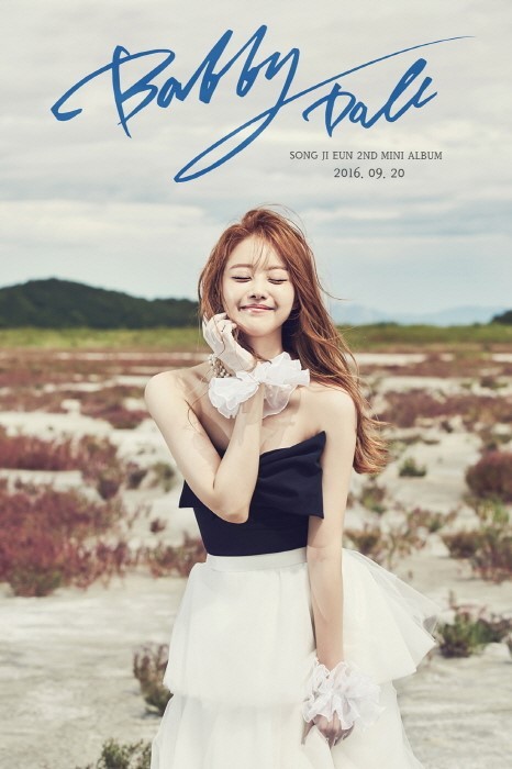 Teaser image for K-pop girl group Secret member Song Ji-eun’s upcoming second mini album “Bobby Doll” (TS Entertainment)