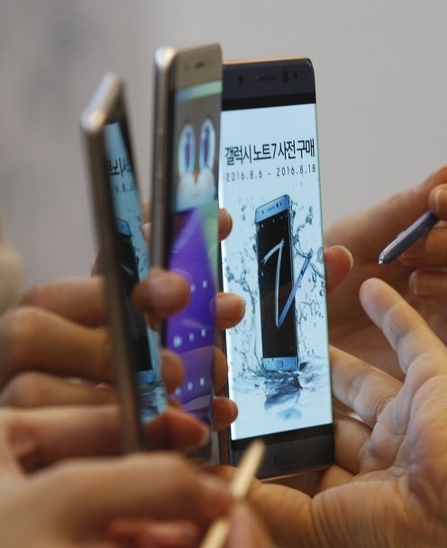 Samsung Electronics' Galaxy Note 7 (Yonhap)
