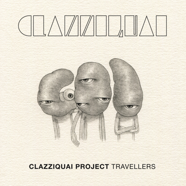 Album cover of Clazziquai Project’s latest full-length album “Travellers” (Fluxus Music)