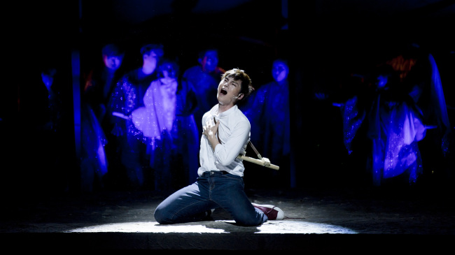 A scene from the National Changgeuk Company of Korea’s upcoming modern-day pansori production of “L’Orfeo.” (National Theater of Korea)