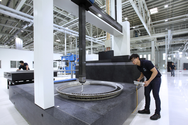 Pratt & Whitney's aircraft engine plant in Singapore.