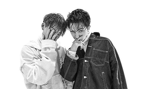 Bobby (left) and Mino of hip-hop duo MOBB (YG Entertainment)