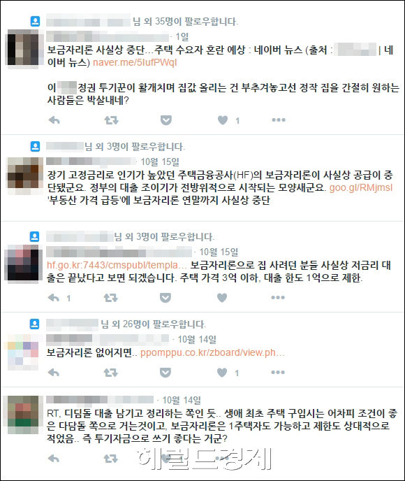 정보력이 부족한 서민들은 서로의 어깨에 기댔다. 포털사이트 카페에서 대출 정보와 공공주택 일정까지 정보 교류가 활발하다. 사회관계망서비스(SNS)에선 정부를 향한 질타와 서민층에게 도움을 줄 수 있는 당부들이 이어졌다.