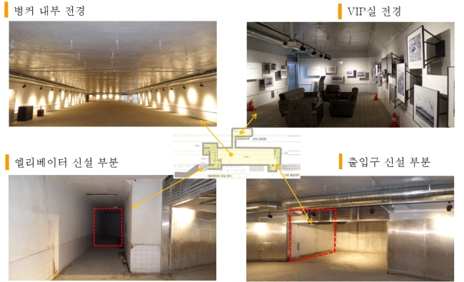 벙커 내부 전경