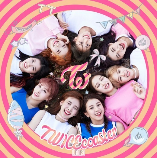 The cover for girl group Twice’s third mini album “TWICEcoaster: Lane 1” (JYP Entertainment)