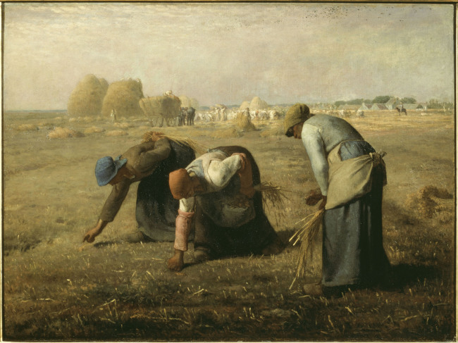 장 프랑수아 밀레 (1814-1875) Jean-Francois Millet, 이삭 줍기 Des glaneuses, 1857, 캔버스에 유채, 83.5 x 110 cm
ⓒRMN-Grand Palais/Musee d'Orsay - GNC media, 2016