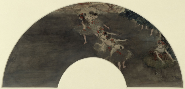 에드가 드가 (1834-1917) Edgar Degas, 발레 Le ballet, 비단 위에 과슈, 19 x 60 cm
ⓒRMN-Grand Palais/Musee d‘Orsay - GNC media, 2016
