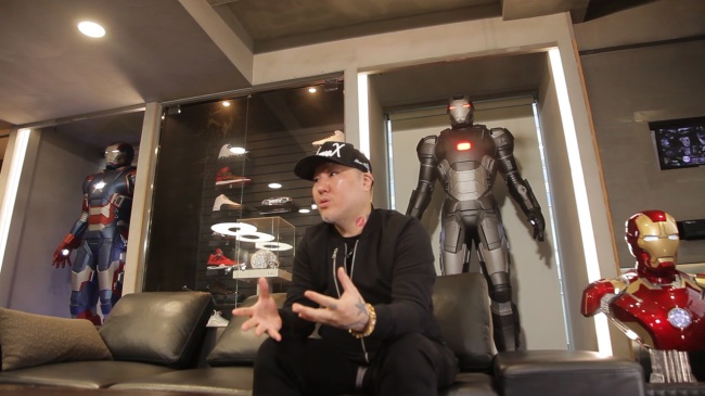 Brave Entertainment CEO and chief producer Kang Dong-cheol, who goes by the stage name Brave Brother, speaks during an interview at his office in Seoul on Oct. 25. (Yonhap)
