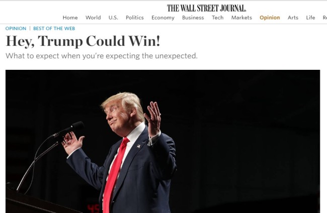 [사진=월스트리트저널(WSJ) 11월 1일(현지시간)자 홈페이지 캡쳐]