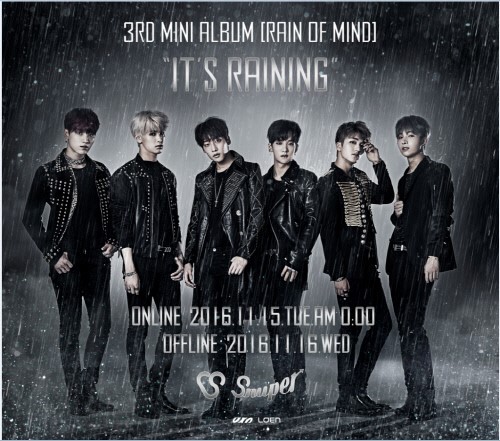 Promotional poster for Snuper’s upcoming EP “Rain of Mind” (Wid May)