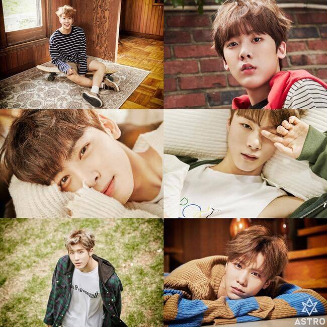 Teaser images for Astro’s upcoming EP “Autumn Story” (Fantagio Music)