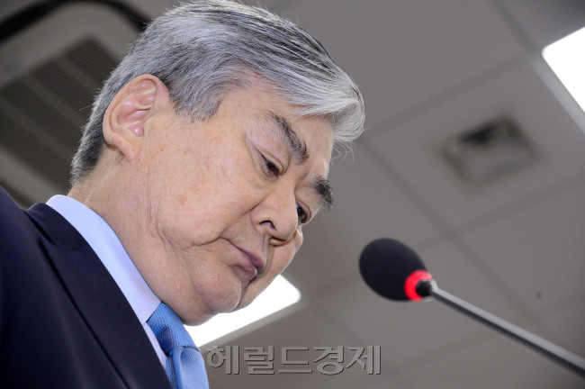 조양호 한진그룹 회장 [사진=박해묵 기자]