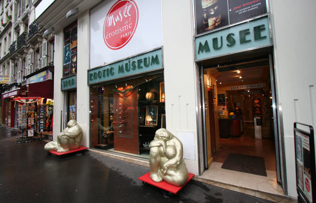 An exterior view of Paris’ Museum of Eroticism (Museum of Eroticism)