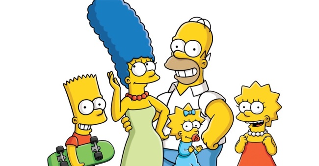 A promotional image for the American animated comedy TV series “The Simpsons” (Fox Broadcasting Company)