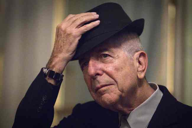 Late Canadian singer-songwriter Leonard Cohen (AFP-Yonhap)