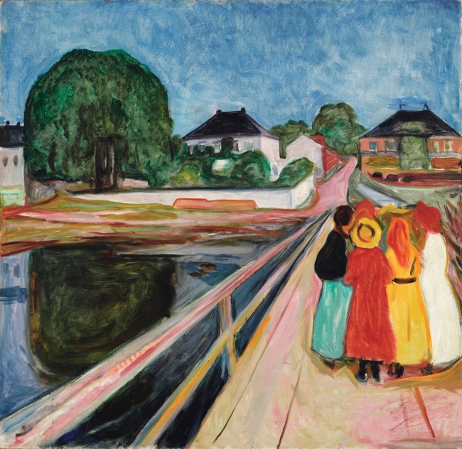 Edvard Munch’s “Girls on the Bridge” (Sotheby's)