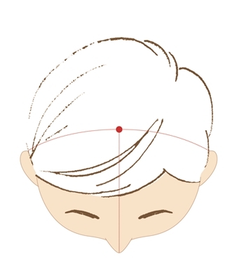 ▷백회혈<br />　두 손과 손가락을 이용해 정수리(머리의 정중앙)와 주변 3~4㎝ 부근을 주무르듯 눌러준다.
▷백회혈
　두 손과 손가락을 이용해 정수리(머리의 정중앙)와 주변 3~4㎝ 부근을 주무르듯 눌러준다.