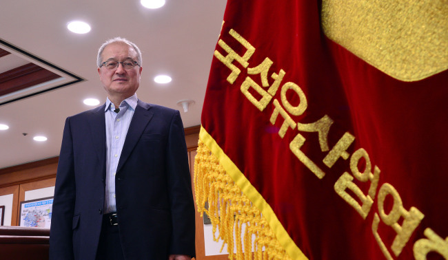 성기학-한국섬유산업연합회<br />이상섭 기자 babtong@heraldcorp.com
성기학-한국섬유산업연합회
이상섭 기자 babtong@heraldcorp.com