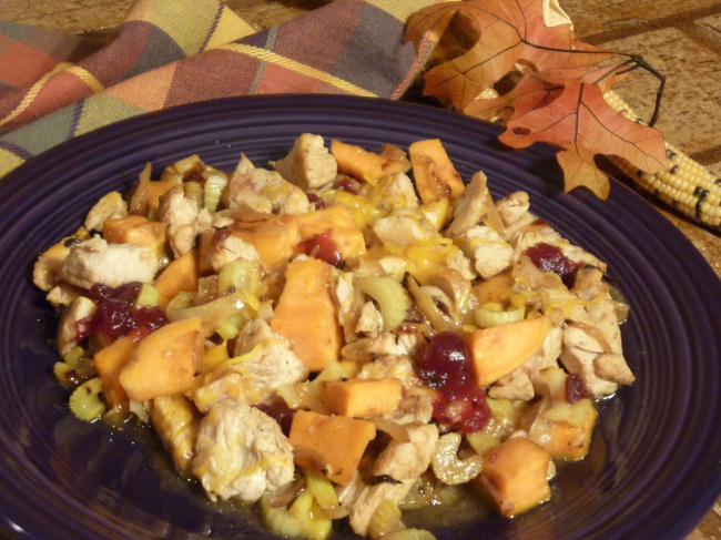 Turkey Cranberry Hash. (Linda Gassenheimer/TNS)