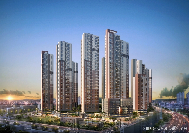 경기도 시흥과 의정부 등에서 연내 3000가구 이상이 공급될 예정이다. 실수요자들의 선택기회가 많아진 만큼 지역별로 옥석 고르기가 관건이 될 것으로 보인다. 사진은 시흥 센트럴 푸르지오 투시도. [사진제공=대우건설]