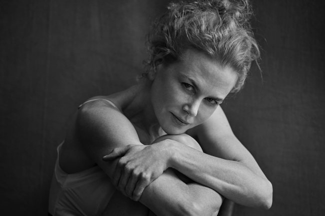 Australian actress Nicole Kidman poses for the new Pirelli Calendar 2017 realized by German photographer Peter Lindbergh, in this image provided by the Calendar Pirelli press office. (EPA)
