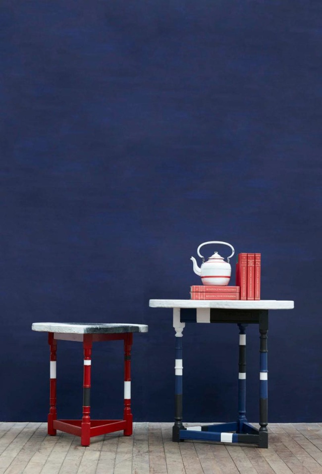 신상호, Vintage Flower Side Table 1 & 2 610×610×600, 750×750×730(mm), 2016. [사진제공=KCDF]