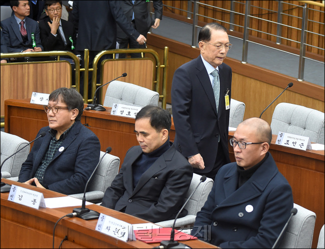 [사진설명=국회에서 7일 최순실 국조특위 2차 청문회가 열렸다. 박해묵 기자 / mook@heraldcorp.com]