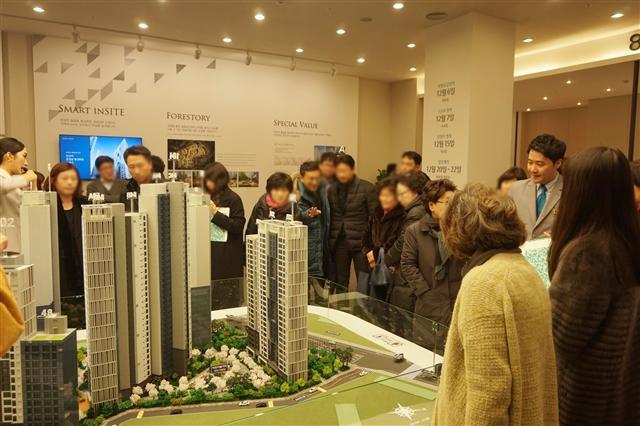 래미안 신반포 리오센트 견본주택의 모습.  ［사진제공 =삼성물산］
