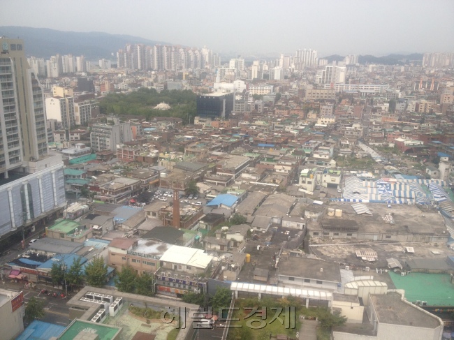 천호재정비촉진지구 전경. [사진제공=강동구]