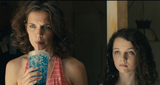 A scene from Katie Holmes’ feature film, “All We Had” (Jaro/Noelle Production)