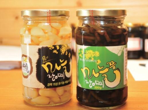 유기농 재배와 가공ㆍ체험 명소인 가족경영 농장 ‘지당들’의 주요 제품.  [사진제공=농식품부]