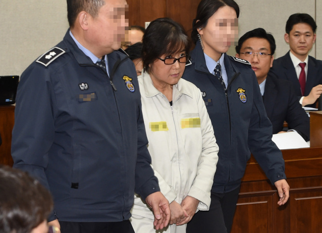 Choi Soon-sil (Yonhap)