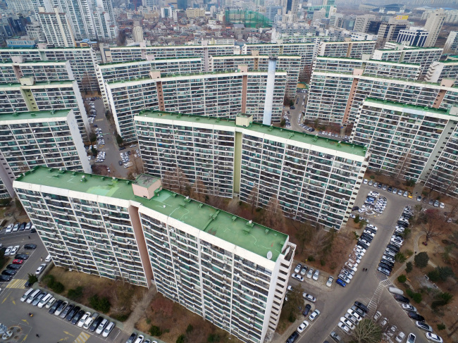 Apartment complex in Gangnam-gu, Seoul (Yonhap)