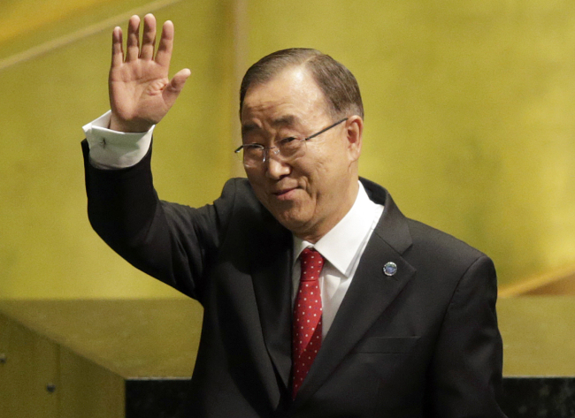 Former UN Secretary-General Ban Ki-moon (Yonhap)