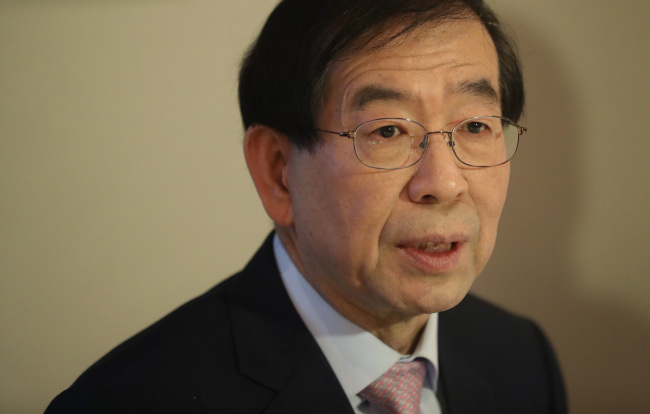 Seoul Mayor Park Won-soon (Yonhap)