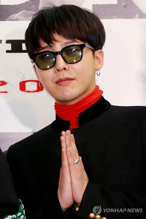 G-Dragon styled in punk fashion in a scene from his Crooked music video filmed in London