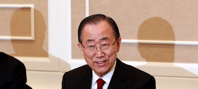 Former UN chief Ban Ki-moon (Yonhap)