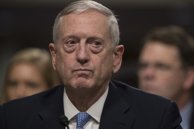 Defense Secretary James Mattis (Yonhap)