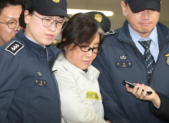 Choi Soon-sil (Yonhap)