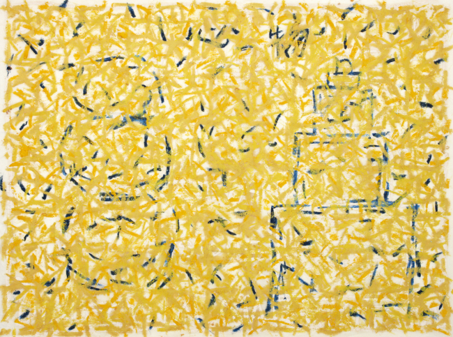 Untitled, 1993-1994, 한지에 오일스틱, 79x104cm [사진제공=갤러리현대]