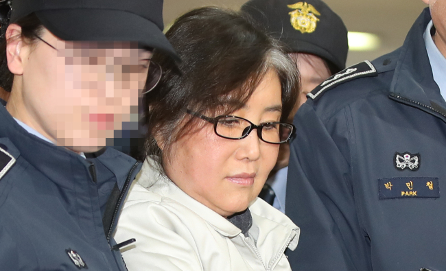 Choi Soon-sil (Yonhap)