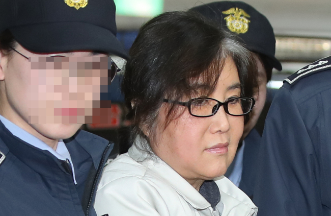 Choi Soon-sil (Yonhap)