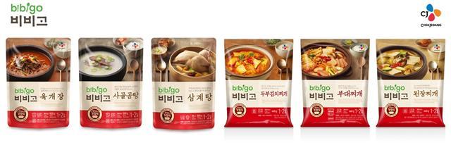 CJ제일제당 비비고 한식 HMR 제품 이미지