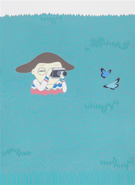 양은혜, 니들도 짝이 있는데, acrylic on canvas, 60.6×72.2cm, 2015. [사진제공=롯데갤러리]
