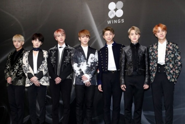 K-pop group Bangtan Boys (Yonhap Photo)