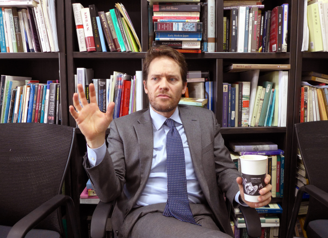 John Delury is an associate professor at Yonsei University’s Graduate School of International Studies. (Joel Lee/The Korea Herald)