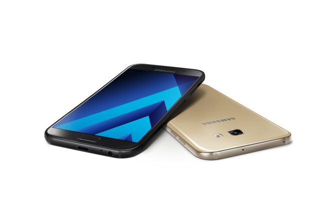 Samsung Galaxy A. The Korean tech giant hints at adopting fingerprint scanning to its cheapest Galaxy J smartphone later this year.